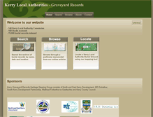 Tablet Screenshot of kerrylaburials.ie